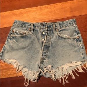 Women’s Levi Jean shorts